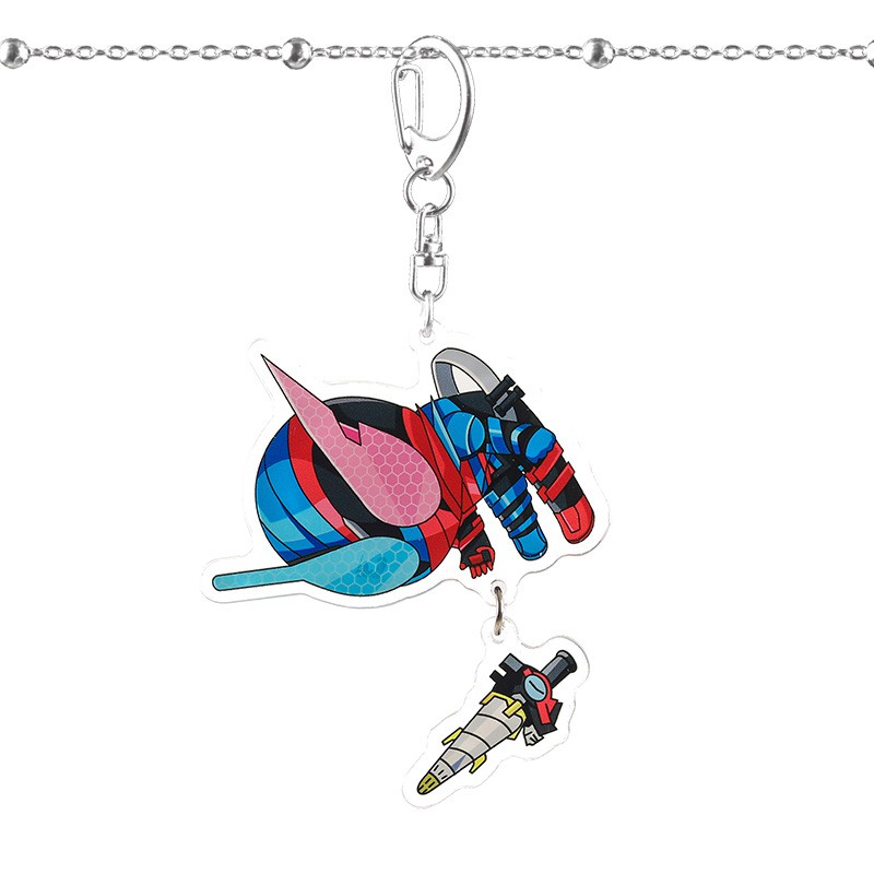 Móc khoá Mica 5 Phần Siêu Nhân Kamen Rider Nhựa Cứng Acrylic In 2 mặt sắc nét ( ảnh thật )