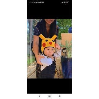 Nón len handmade PIKACHU dễ yêu