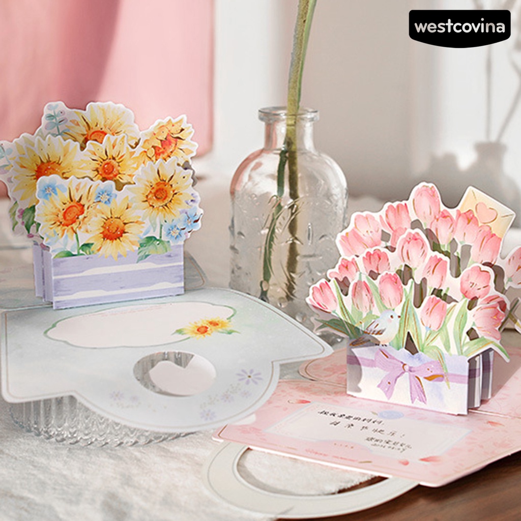 [Hot]✍Thẻ Dày Gấp Gọn Trang Trí Lễ Hội/Tiệc Cưới Cho Ngày Của Mẹ