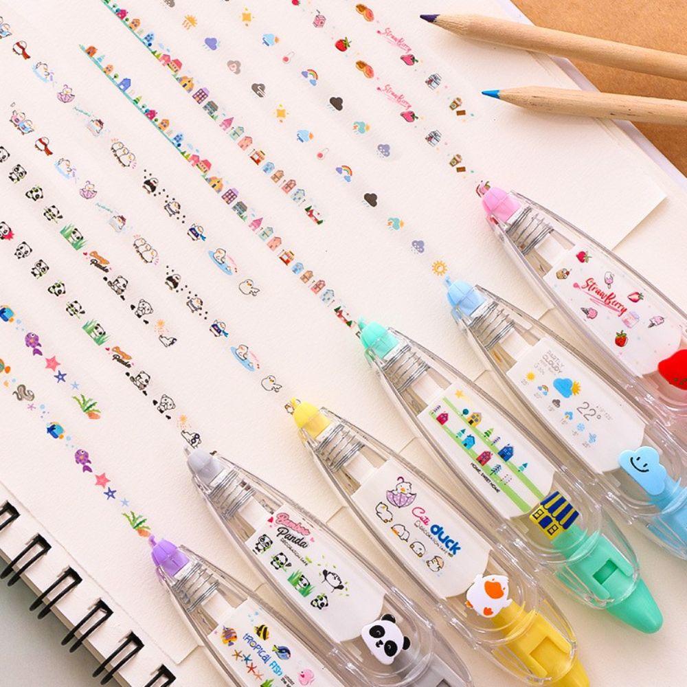 PEWANY Bút Xóa Dạng Bấm Hình Động Vật Đáng Yêu Dùng Trang Trí Sổ Tay DIY