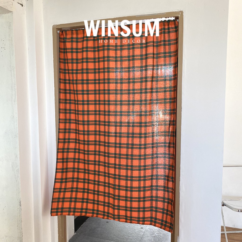 Khăn Trải Bàn Caro Kiểu Plaid Vải Canvas Thô - winsum.decor