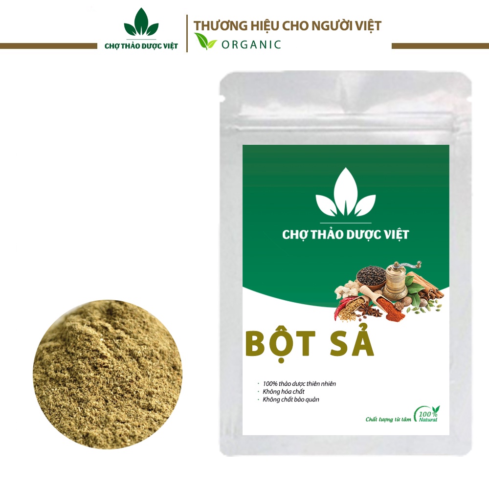 Bột sả nguyên chất 500g (Bột khử mùi, gia vị nấu ăn) - Chợ Thảo Dược Việt