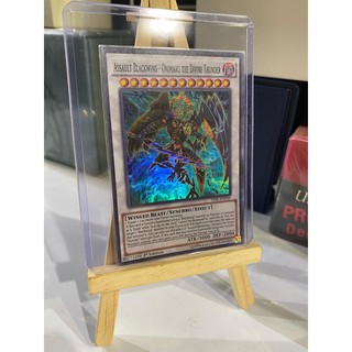 Lá bài thẻ bài Yugioh Assault Blackwing - Onimaru the Divine Thunder - Super Rare - Tặng bọc bài nhựa bảo quản