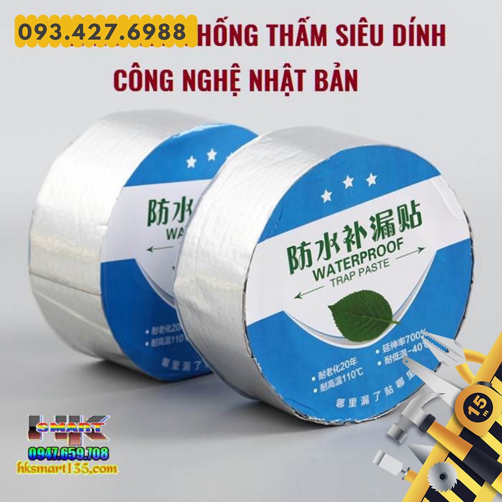 Băng Keo SIÊU DÍNH trên mọi bề mặt ⚜️ Chống Thấm Nước Nhật Bản ⚜️ Khổ 5cm, 10cm x 5 mét