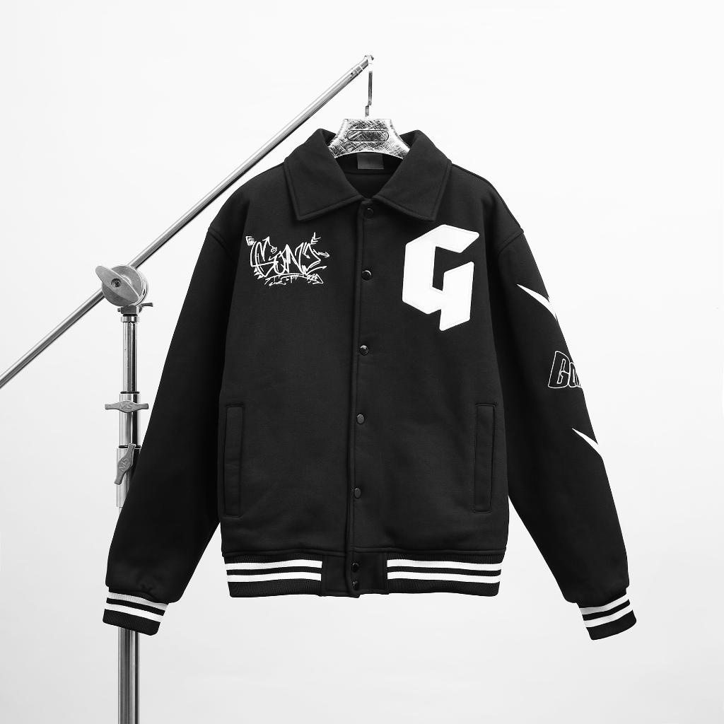 Áo Khoác Bomber Gonz - Phong Cách Nam Nữ Gonz Brandvn Chất Nỉ Cotton