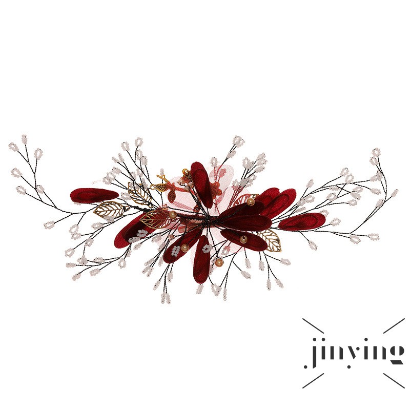 GETNOIVAS Kẹp tóc nữ thiết kế hoa duyên dáng thời trang phong cách retro