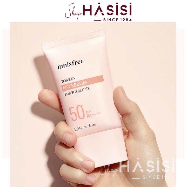 Kem Chống Nắng Nâng Tông Da INNISFREE TONE UP NO SEBUM SUNSCREEN SPF50/PA+++ 50ml