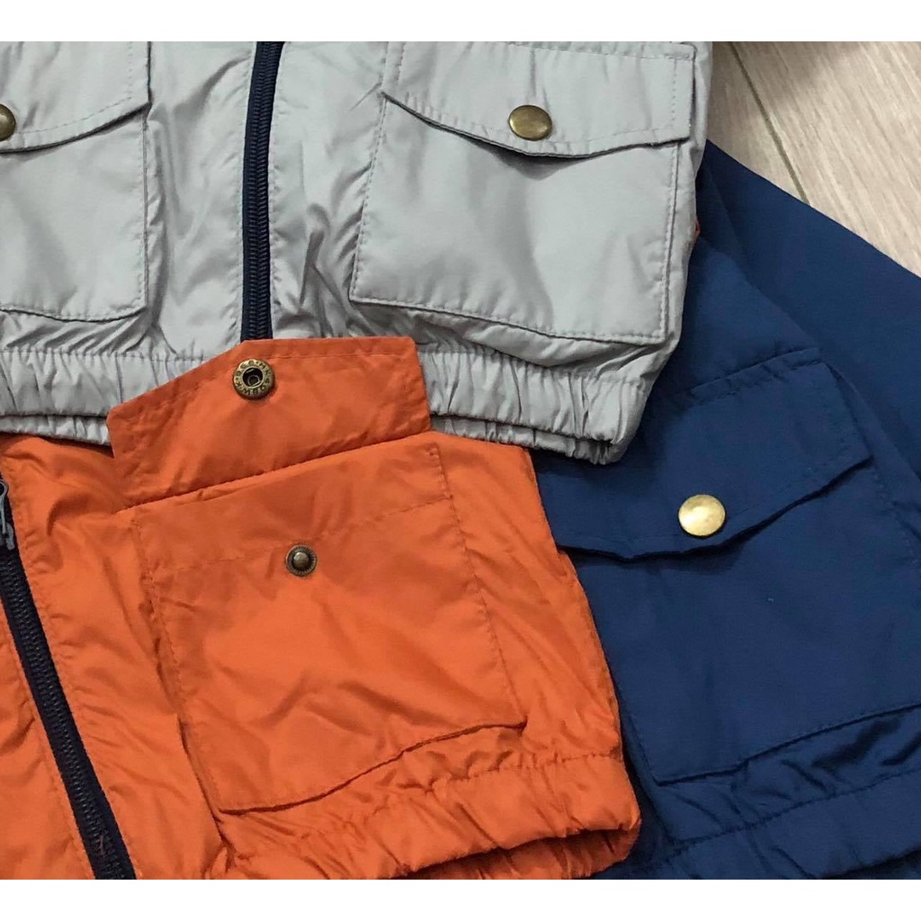 Áo khoác gió old navy lót nỉ lưng in hình mickey