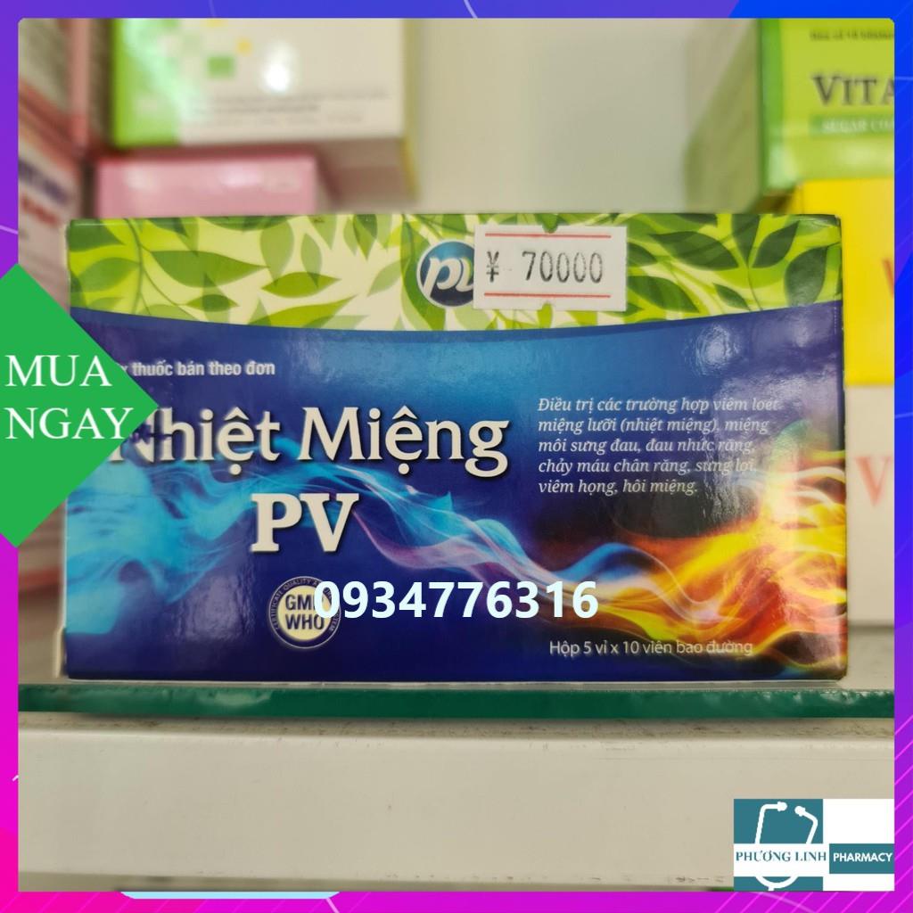Viên uống Nhiệt miệng PV