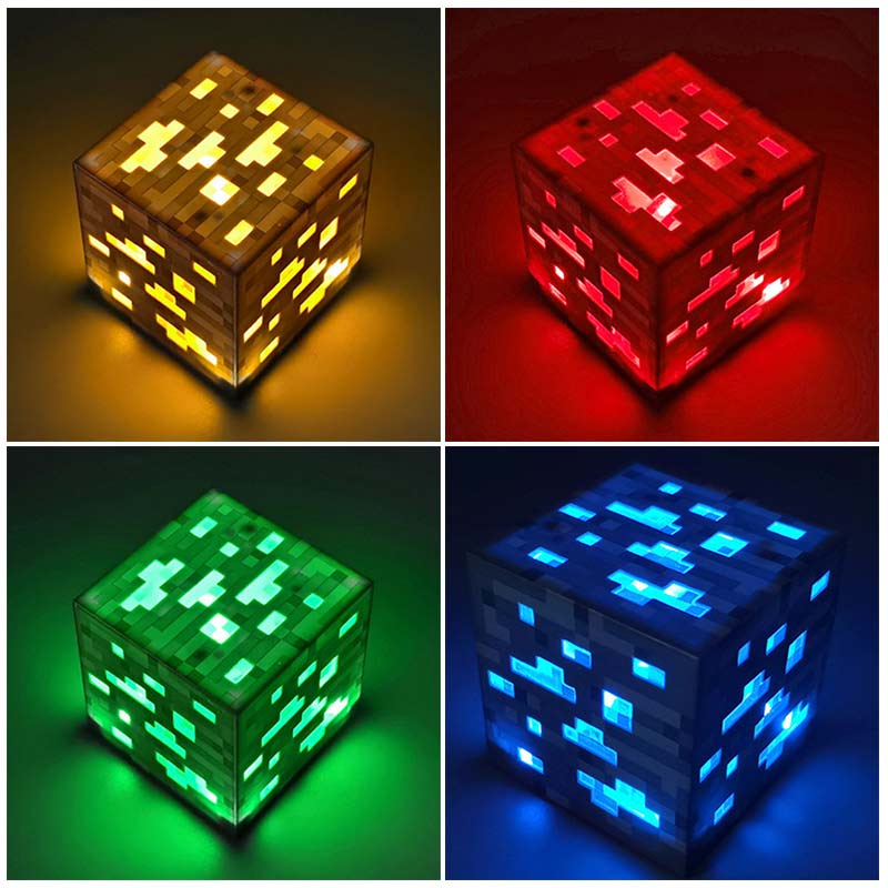 Đèn Led Gắn Tường Trang Trí Hình Minecraft Độc Đáo