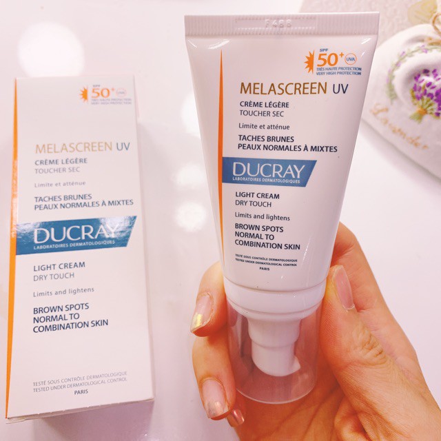 Kem Chống Nắng Ducray Melascreen Ngăn Tia Uv, Làm Sáng Da Và Chống Lão Hoá  Uv Light Cream Spf50 Ducray 40Ml