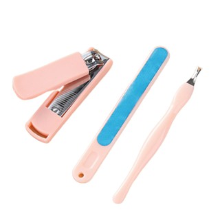 Set dũa - bấm móng tay 3 món Lameila