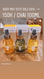 BODY MIST BT21 - NƯỚC HOA CƠ THỂ