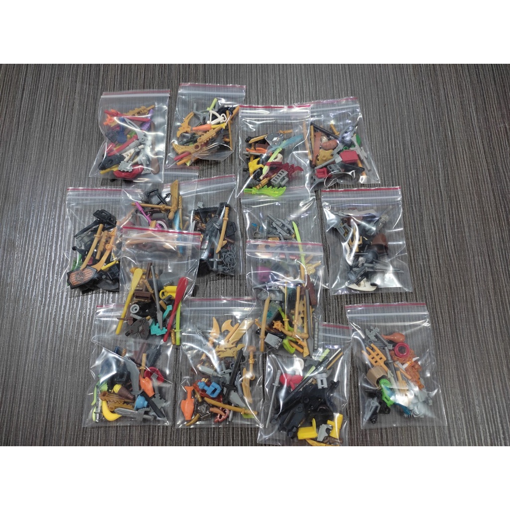 Combo 80 món phụ kiện ngẫu nhiên cho nhân vật Minifigures