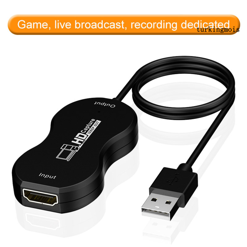 TSP_1080P HDMI-compatible USB2.0 Computer Mobile Game Live Broadcast Audio Video Capture Card