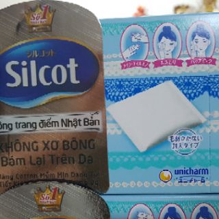 BÔNG TRANG ĐIỂM SILCOT NHẬT BẢN 82 MIẾNG