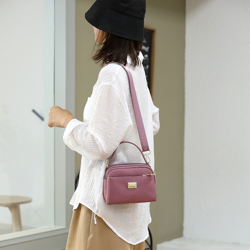 Túi Đeo Chéo Nylon Nhẹ Thời Trang Đơn Giản Dành Cho Nữ