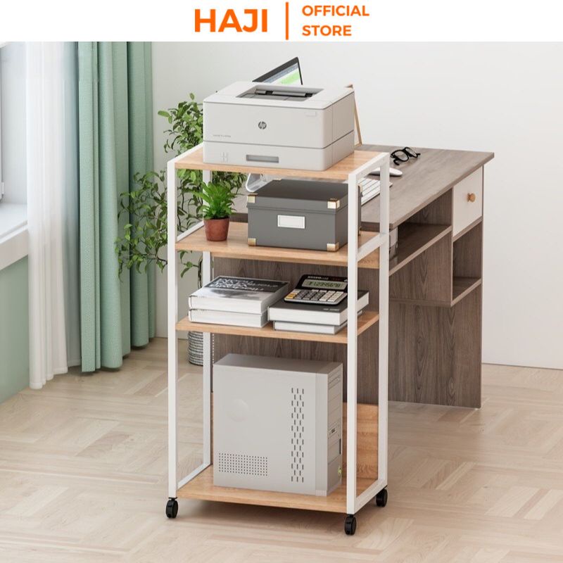 Kệ để tài liệu HAJI nhiều tầng có bánh xe di chuyển thông minh thương HAJI C65