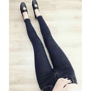 QUẦN NỮ QUẦN JEAN Nữ Đẹp [ĐEN VÀ XANH] Quần Jean Nữ xanh trơn