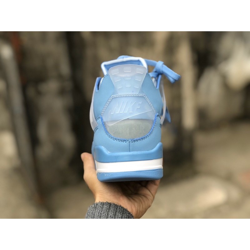 Giầy JD4 retro x offwhite blue 1:1 SC [Freeship + Box]