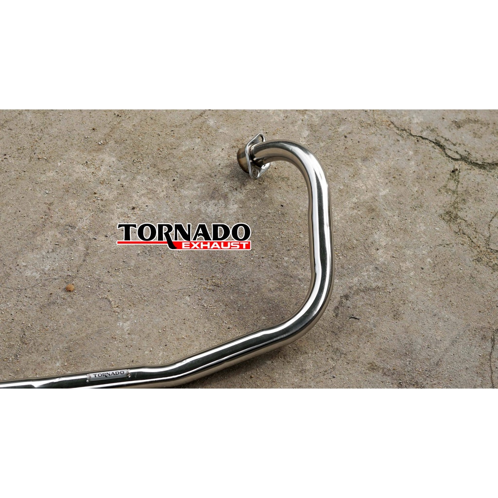 Cổ pô Suzuki GD110 inox304 TORNADO