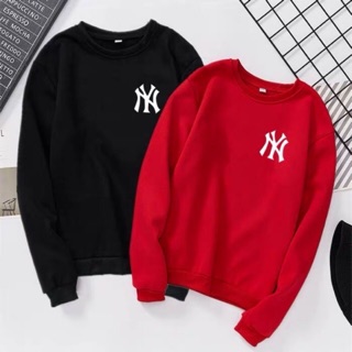 Áo sweater nam nữ N.Y có bigsize vải nỉ bông dày mịn cấp