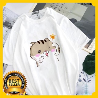 [Bán Chạy] Áo thun mèo ami bụng bự (vải đẹp)