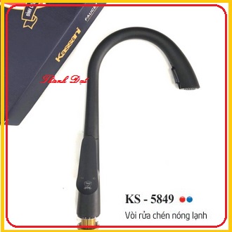 Vòi rút dây, Vòi bồn rửa chén nóng lạnh cao cấp Kassani KS-5849