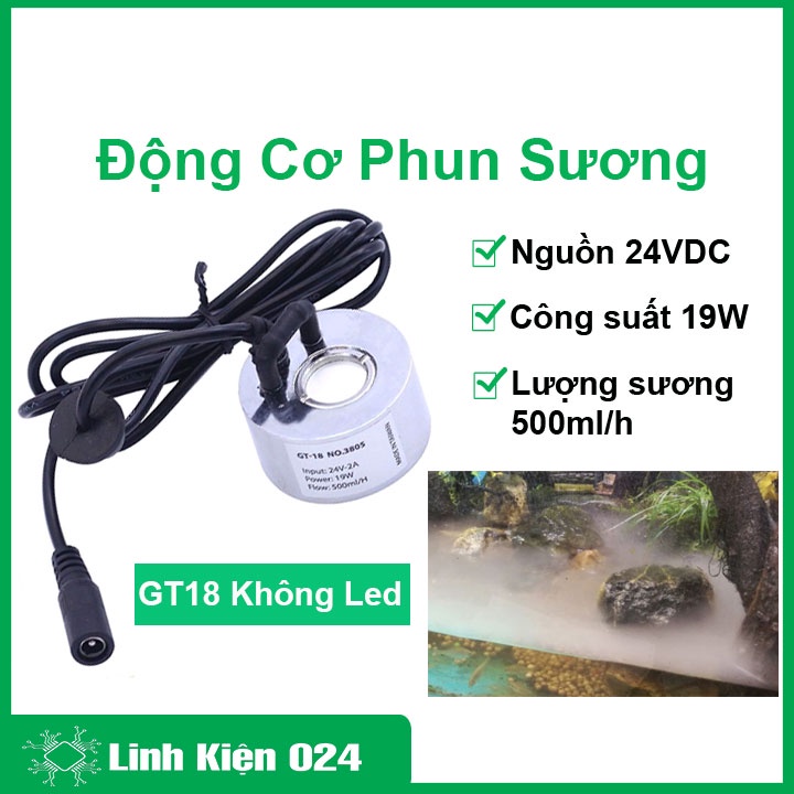 Động Cơ Phun Sương GT-18 24V-19W 500ml/h