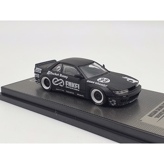 Xe Mô Hình Nissan Silvia S13 Pandem - "Rocket Bunny" (V1) 1:64 Inno Model ( Đen Nhám )