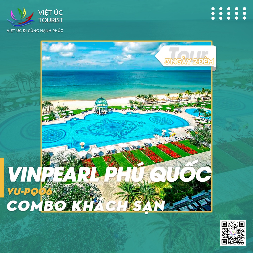 Combo Villa Vinpearl Phú Quốc,Vé Vinwonder, Safari 3N2Đ cho 2 người