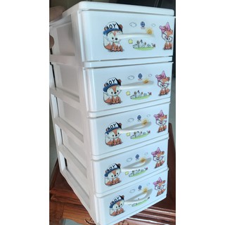 Tủ mini 3-4-5-6 tầng màu Trắng