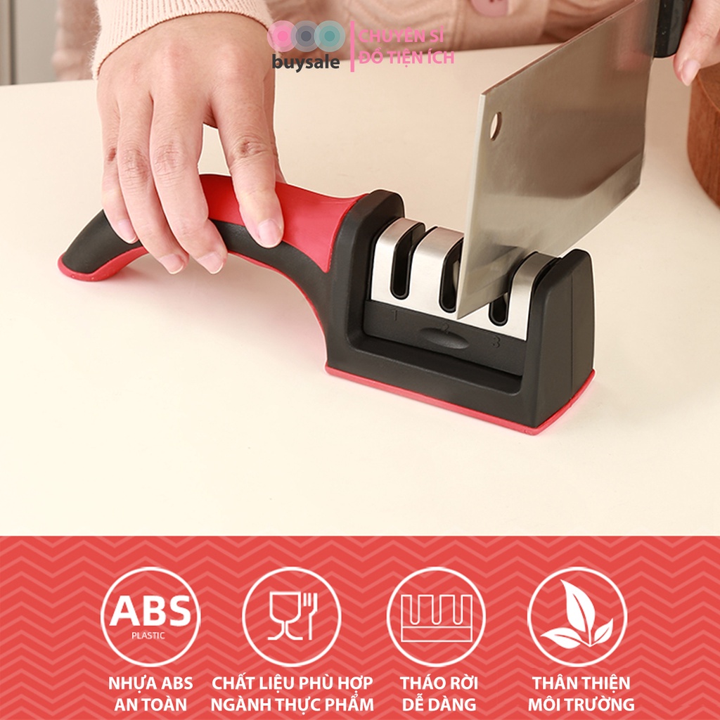 Dụng cụ mài dao 3 cấp độ cầm tay tiện lợi, mài siêu bén_Buysales_BSPK184