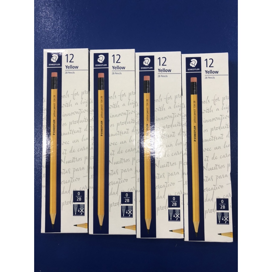 Hộp 12 cây bút chì Staedtler Đức 134 bút chì gỗ 2B
