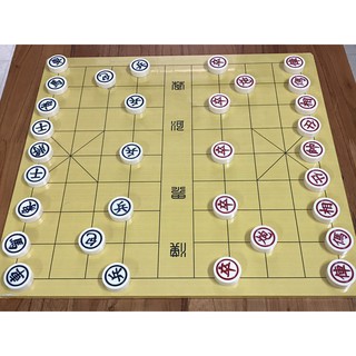 BỘ CỜ TƯỚNG XỊN (QUÂN NHỰA - BÀN GỖ)