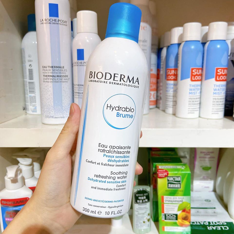 Xịt Khoáng Bioderma Hydrabio Brume Pháp 300ML