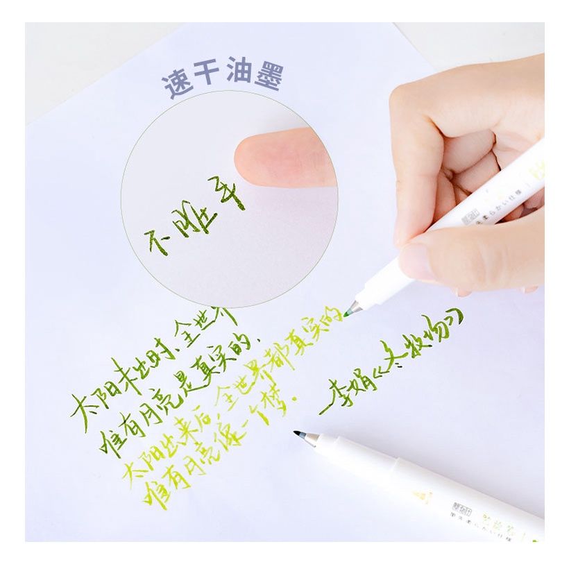 Bút Brush Pen Viết Thư pháp Calligraphy Air Brush DecorMe Bút lông tập viết tiêu đề sổ bullet journal Lẻ 1 bút VIENCE