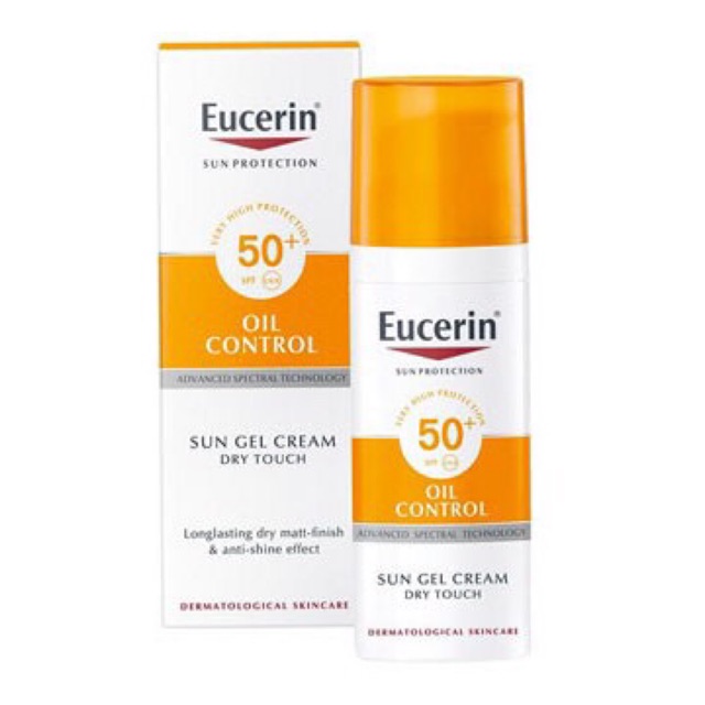 Kem chống nắng kiểm soát dầu Eucerin Sun Oil Control Dry Touch SPF 50+ (50ml)