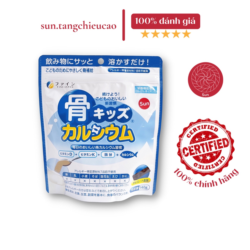 [Mã SKAMLTEX16 giảm 10K đơn 50K] Bột Canxi Cá Tuyết Nhật Bản (Bone's Calcium for Kids)