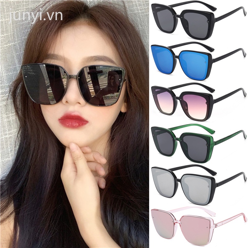 ** Giảm giá 17K đặt hàng ngay bây giờ ** Kính Mát Gọng Vuông Màu Đen Chống Tia Uv400 Phong Cách Cổ Điển Thời Trang Cho Nữ