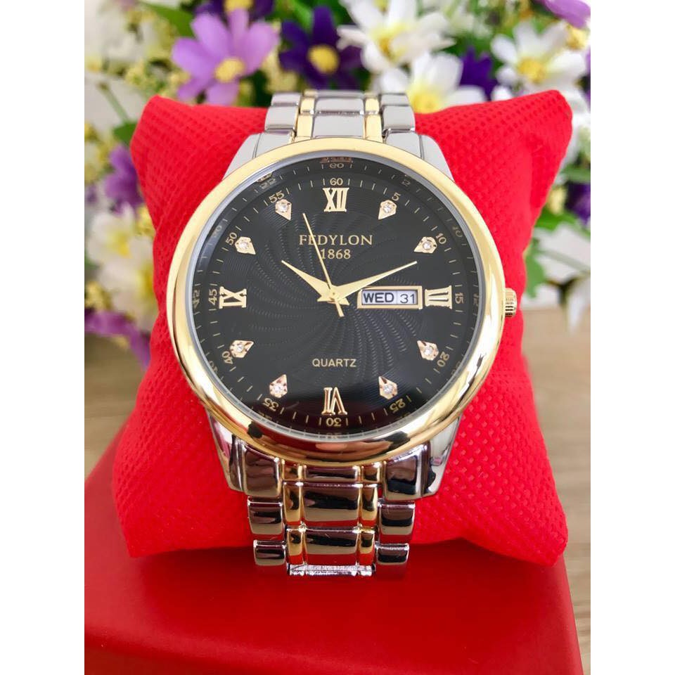 Đồng hồ nam nữ FEDYLON kính chống xước không gỉ [FREESHIP + TẶNG VÒNG TAY]  Ưu đãi mua đồng hồ nam