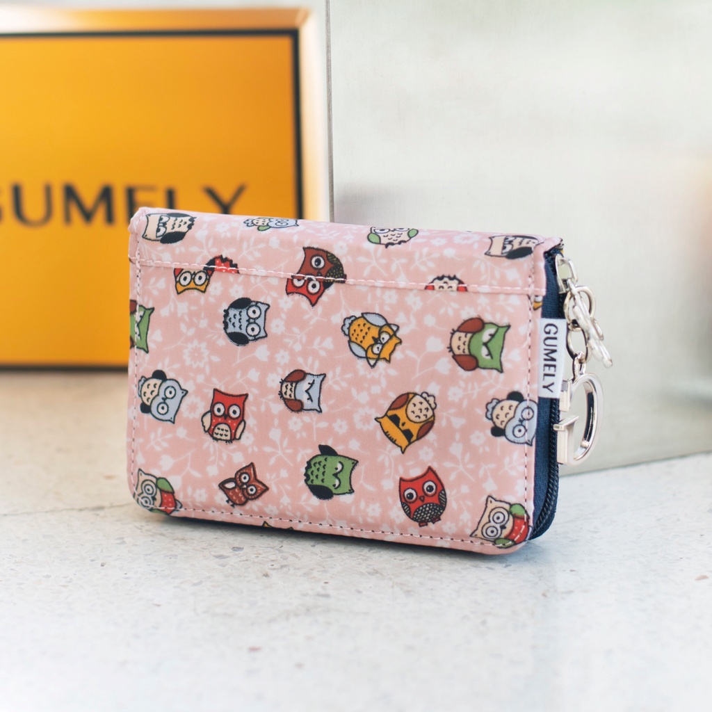 Ví vải canvas mini wallet ngắn nhiều ngăn nam nữ nhỏ xinh có khoá kéo Gumely ViAnh Store GU08