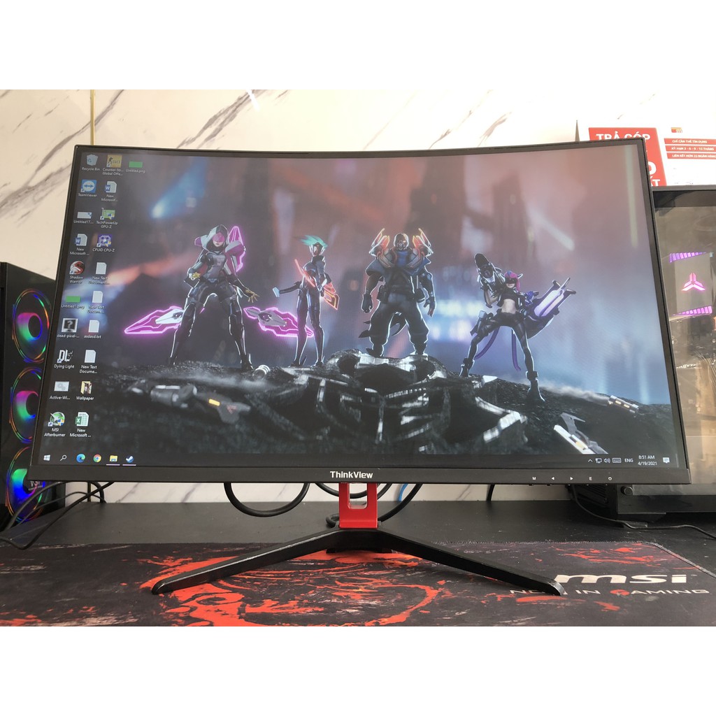 Màn hình LCD 27'' ThinkView CA27 FHD/ 75Hz Gaming Monitor Cong | BigBuy360 - bigbuy360.vn