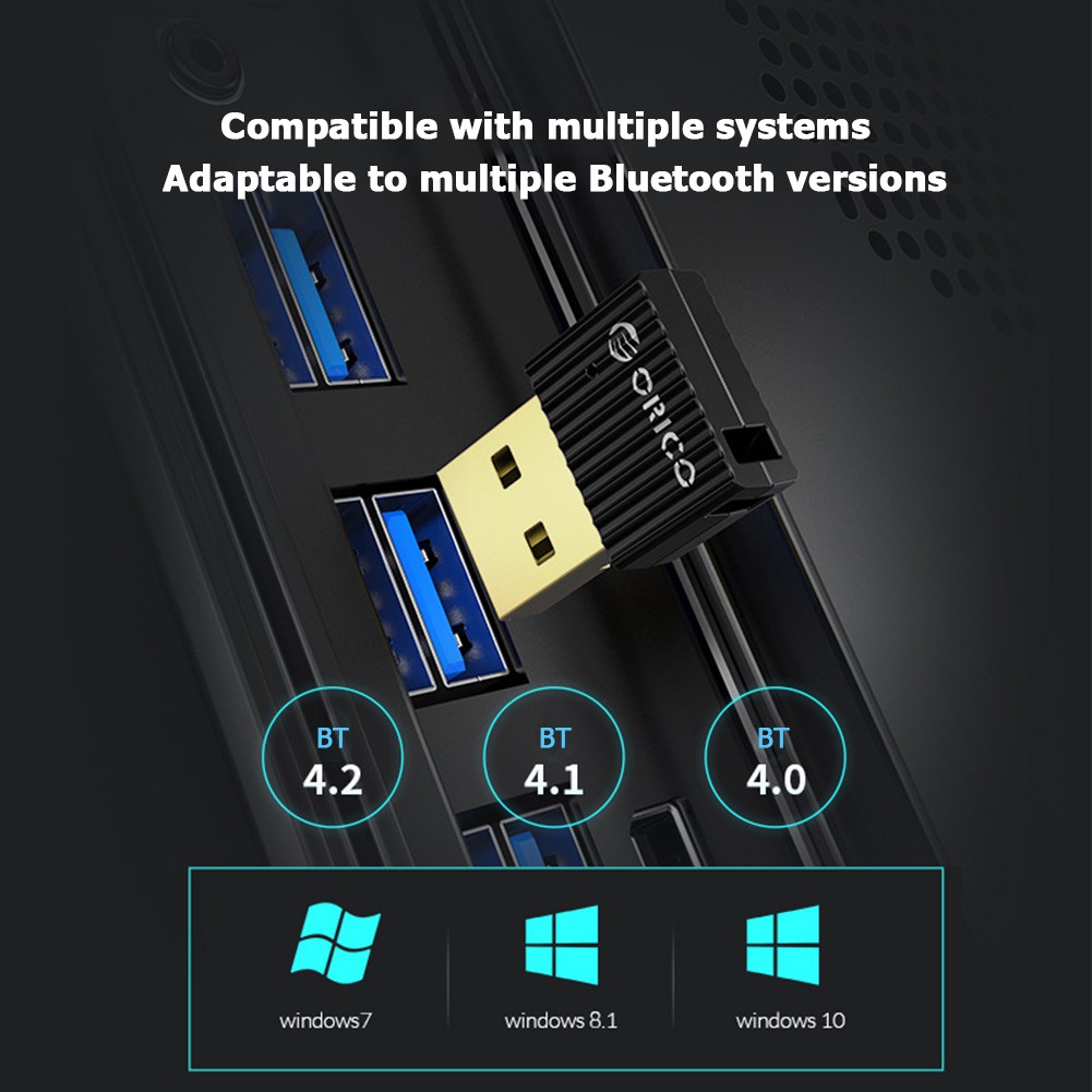 USB Bluetooth 5.0 Orico BTA-508 cho PC Laptop - Bảo hành 12 tháng