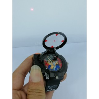 Đồng Hồ Trẻ Em Bé Trai Conan Đeo Tay Bắn Laser