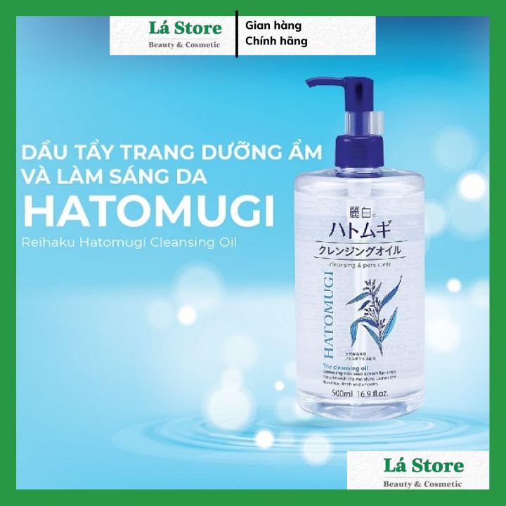 Dầu tẩy trang ý dĩ Hatomugi The Cleansing Oil Nhật Bản 500ml