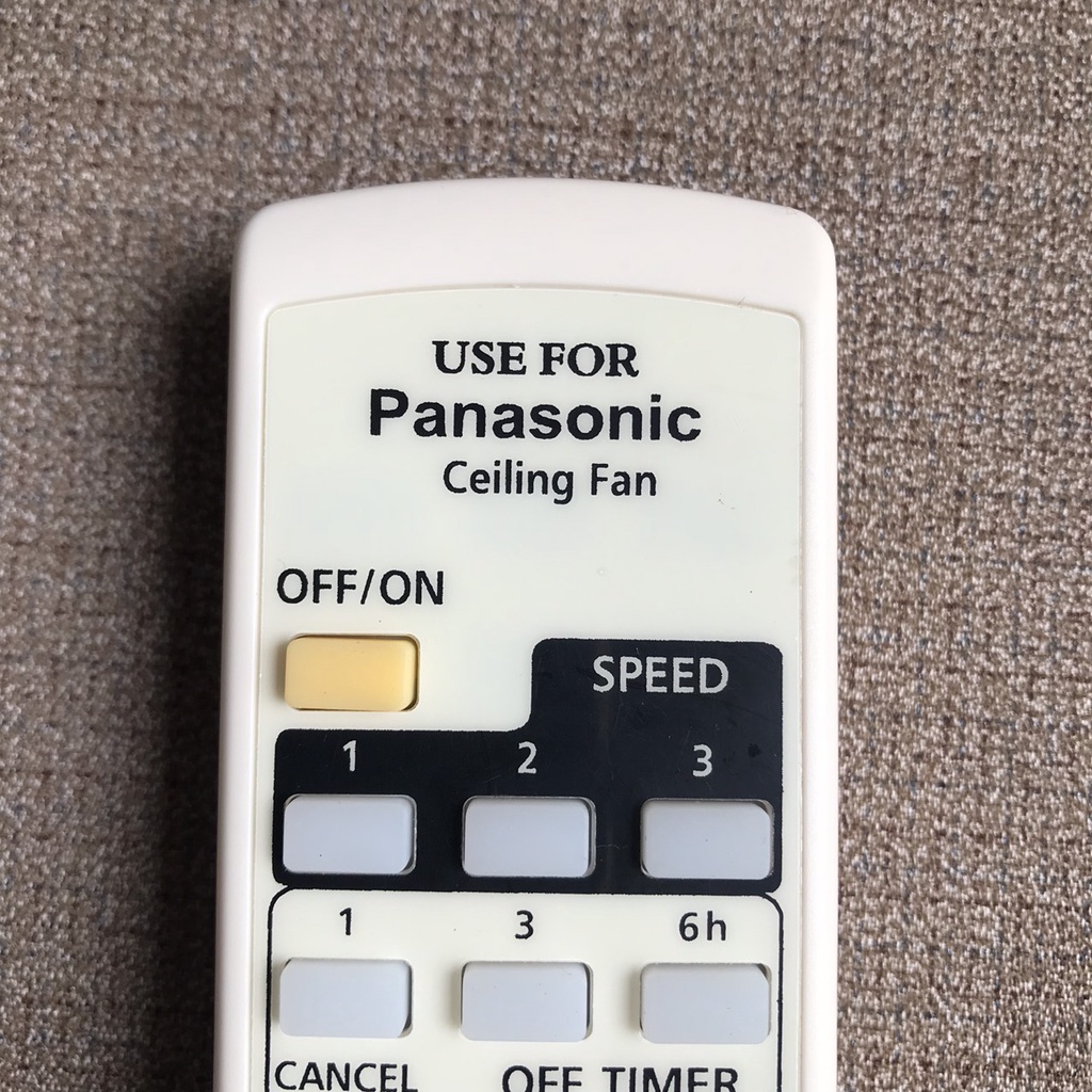 remote điều khiển quạt trần panasonic 4 cánh F56MPG hàng tốt, tặng pin