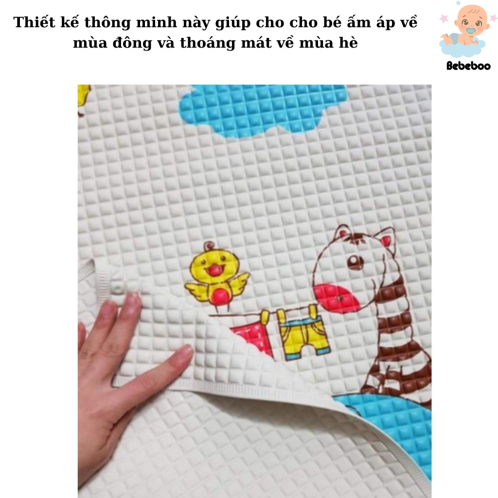 Nệm nước thoáng khí cho bé sơ sinh - 100% cao su non chống thấm KAREAL 60x90cm