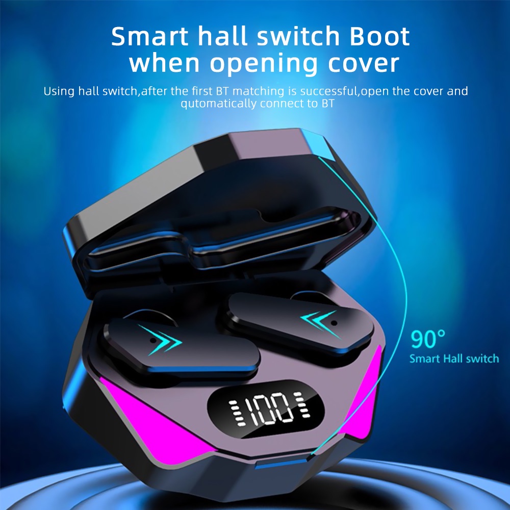 Tai Nghe Bluetooth Không Dây TZUZL X15 TWS 65ms Low Chuyên Dụng Chơi Game