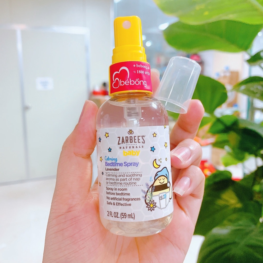 Xịt phòng giúp bé ngủ ngon Zarbees Baby (59ml)